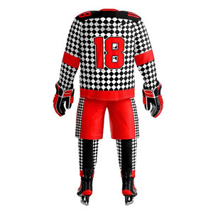 Uniforme de hockey sobre hielo impreso por sublimación personalizado/Uniforme de hockey sobre hielo totalmente transpirable y elástico para adultos - Product Image 6