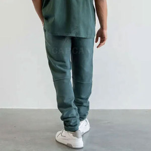 ¡Conjunto de pantalones activos de talla grande totalmente personalizable para hombre, estilo de invierno desgastado, chándal transpirable de secado rápido con logotipo personalizado! - Product Image 3