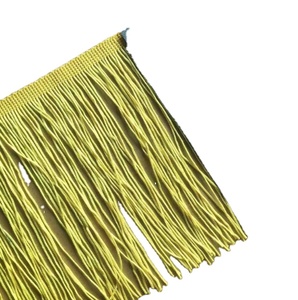 Frange à pampilles dorée tendance de 10 cm, 15 cm, 20 cm, 30 cm pour couture, bordure et artisanat, vente en gros, 5 yards/lot, franges à pampilles perlées, garniture en dentelle - Product Image 1