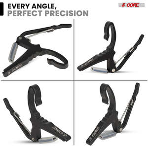 Capo de Guitarra de 5 Cuerdas de Cambio Rápido para Guitarra Acústica, Eléctrica, Banjo, Mandolina o Ukelele - Product Image 6
