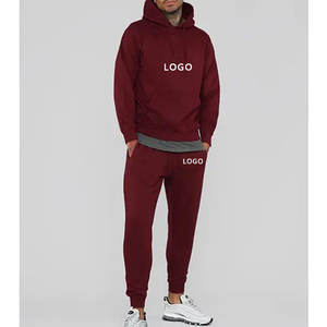 ชุดวอร์มผู้ชายแบบกำหนดเอง ชุดวอร์มสองชิ้น ชุดกีฬาผู้ชาย แฟชั่นเรียบง่าย ชุดออกกำลังกายฤดูใบไม้ร่วงฤดูหนาว ชุดออกกำลังกายผู้ชาย เสื้อผ้าสำหรับออกกำลังกาย - Product Image 2