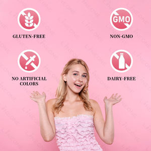 Complément alimentaire à base de gommes sans sucre, marque privée OEM ODM, avec biotine et huile de lin pour la ménopause et la prostate - Product Image 2