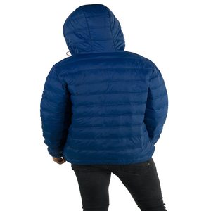 Blouson d'hiver décontracté pour homme de haute qualité, avec fermeture éclair, capuche, en tissu matelassé, neuf, coupe-vent, vêtement d'extérieur formel - Product Image 3