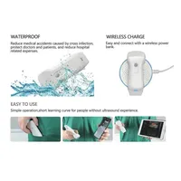 Máquina de Ultrasonido Portátil para Diagnóstico Veterinario con Doble Sonda Convexa/Lineal/Phased Array, Modos de Escaneo para Análisis Portátiles (Modelo
