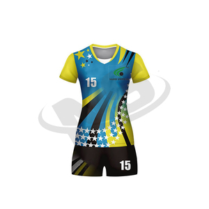 Uniforme de voleibol por sublimación de alta calidad, diseño profesional OEM, ropa deportiva ajustada para clubes y equipos - Product Image 4