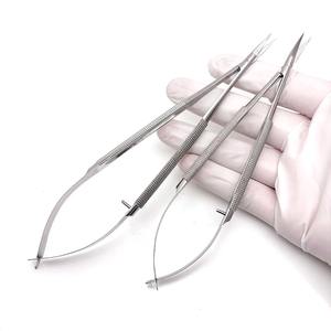 Manual Micro Ophthalmic Scissors Stainless Steel Castroviejo Cornea <b>Surgical</b> Hand <b>Instrument</b> for Eye and <b>Dental</b> Procedures - Product Image 5