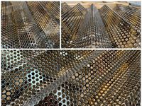 Plaque perforée en acier inoxydable de haute qualité, panneaux muraux en métal perforé, panneau coupe-vent - Fabrication de tôles de qualité standard ISO