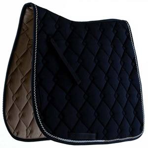 Wholesale Dressage Horse Equipment Comfortable and Breathable Saddle Pad Custom OEM Cotton Horse Set with Polycotton Lining - Product Image 6