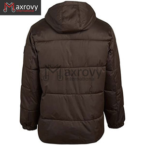 Abrigo acolchado clásico recortado de alta calidad para hombre, prendas de vestir exteriores de invierno de manga larga, tela de lona duradera cómoda para trabajar - Product Image 4