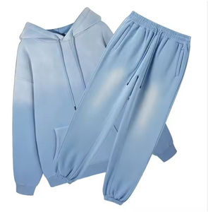 ชุดวอร์มวิ่งออกกำลังกายผู้ชาย ขายดี คุณภาพสูง แบบย้อมสีเอซิด น้ำหนักเบา - Product Image 2