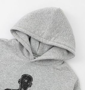 Sweat à capuche coupe-vent en polyester/coton personnalisé pour hommes, impression numérique, automne et hiver - Product Image 4