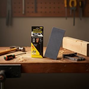 แผ่นกระดาษทราย Stanley 1/2 ตาข่าย ขนาด 115 x 280 มม. แบบไม่มีแถบตีนตุ๊กแก แพ็คหลายชิ้น - Product Image 3