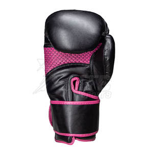 Wholesale Leather Boxing <b>Gloves</b> with Hook & Loop Closure Lightweight Customizable for Fitness/Training Sessions - Product Image 2