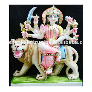 ตกแต่งหินอ่อน Durga Mata ประติมากรรม - Product Image 1