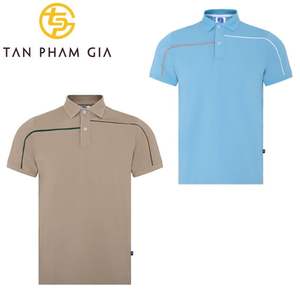Tan Pham Gia Polo de alta calidad para hombre Uniforme de seguridad de punto cómodo con cuello levantado Precio razonable en Vietnam - Product Image 1