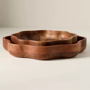 Handmade <b>wooden</b> serving <b>bowl</b> Natural wood kitchenware Eco friendly <b>wooden</b> <b>bowl</b> - Product Image 1