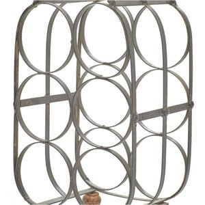 Estante de vino Home & Craft Export con pantalla superior plana que puede contener hasta 12 botellas Diseño duradero y elegante - Product Image 6