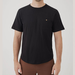 T-shirts durables en polyester de coton pour les hommes T-shirts simples 100% de coton d'impression de bouffée faite sur commande pour les acheteurs en vrac - Product Image 3