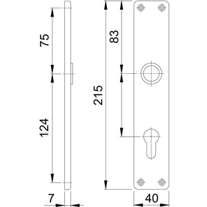 ชุดลูกปืน 202SP F4 สีบรอนซ์ 72 มม. HOPPE PZ อะไหล่นาฬิกาและอุปกรณ์เสริม - Product Image 3