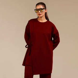 Pantalon droit en maille premium pour femme, tendance 2026, confortable pour le quotidien, qualité export, OEM ODM disponible - Product Image 4