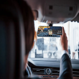 Porodo New Full HD Placement de l'état de la caméra du rétroviseur intérieur du véhicule pour les rétroviseurs de voiture - Product Image 2