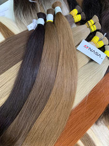 Extensiones de Cabello Humano de Alta Calidad en Color Castaño, con Cutícula Alineada, Extensiones de Cabello Premium - Product Image 4