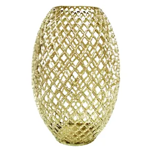 Vase à fleurs et seau de haute qualité en métal pour la décoration de la maison Pot de fleurs décoratif en aluminium doré - Product Image 3