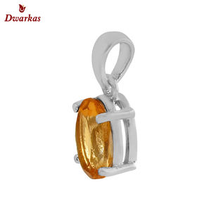 Conjunto de joyería fina de Plata de Ley 925 personalizado para mujer, nuevo diseño, sólido, elegante, citrino, piedra preciosa, colgante, anillo, Stud, fiestas, bodas - Product Image 2