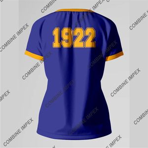 Camisetas ajustadas de cuello redondo con estampado personalizado para mujer, camiseta ajustada supersuave de mezcla de poliéster 60 algodón 40 de alta calidad - Product Image 2