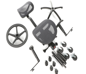 เก้าอี้สตูดิโอปรับระดับได้พร้อมพนักพิงแบบลอยตัวขนาดใหญ่พิเศษ - Product Image 1