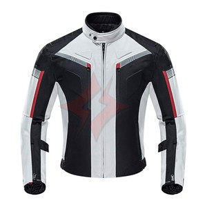 Chaqueta de Motociclista, Impermeable, Cortavientos, Transpirable, para Todas las Estaciones, Protección Completa, con Armadura - Product Image 1