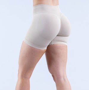 Shorts de yoga athlétiques taille mi-haute pour femme, sexy, effet ventre plat, pour l'entraînement, la course, le fitness, rehaussement des fessiers, séchage rapide et respirant - Product Image 2