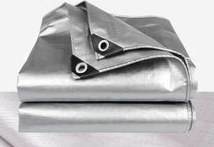 Bâche en PVC durable de 0.55mm, tissu industriel lourd et imperméable avec revêtement en tailles standard, style uni pour bâches de voiture - Product Image 2