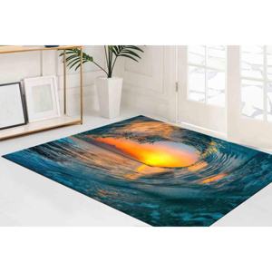 Tapis Paysage Marin, Tapis Imprimé Paysage, Décoration de Bureau pour Petites Escaliers, Tapis Fin Non Tissé - Product Image 1