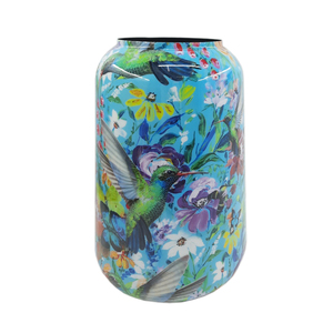 Diseño americano hecho a mano hierro redondo flor maceta calcomanía esmalte acabado para hogar y jardín decoración piso uso personalizado - Product Image 3