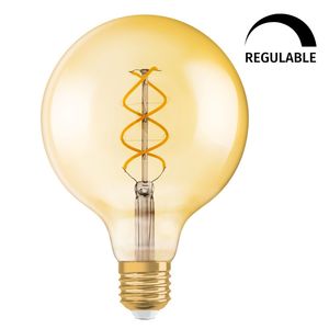 Lampada a Globo di Cristallo LED a Spirale Osram Vintage Edizione 1906 E27 4.5W 2000K Dimmerabile (4058075270008) - Product Image 1