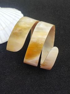 เครื่องประดับแฟชั่นสำหรับผู้ชายและผู้หญิงทำจากเขาควายธรรมชาติหรูหรา - Product Image 6