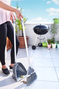 <b>Long</b> <b>Handle</b> Aluminum Dustpan <b>with</b> <b>Brush</b> Durable Upright Standing Broom PP Dustpan Set Home Outdoor Garden <b>Cleaning</b> Tools Turkey - Product Image 3