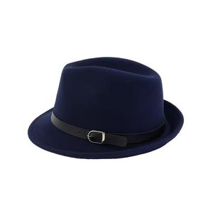 Nouvelle mode classique couleur unie feutre large bord Fedora chapeau femmes hommes Western Cowboy Cowgirl Gorras Jazz casquettes - Product Image 1