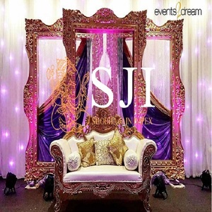 Marco de Madera para Fondo de Boda Asiática con Diseño Islámico - Product Image 6