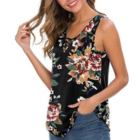 Penjualan terlaris Tanktop bernapas wanita musim panas Tanktop Anime cetakan kustom Tanktop Anime kualitas tinggi ukuran AS Tanktop bergaris untuk wanita
