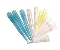 Consommable de laboratoire hospitalier en plastique 10ml 200ul 1000ul 1ml 5ml Embouts de micro-pipette universels bleu jaune blanc