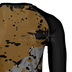 Camiseta de compresión deportiva para gimnasio del fabricante, ropa deportiva de secado rápido con mangas completas, material de algodón 100% - Product Image 5