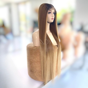 Peluca de encaje frontal HD de cabello humano vietnamita precio al por mayor pelucas de un donante de color recto de hueso de buena calidad - Product Image 2