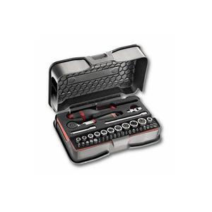 Juego de Herramientas Usag de 37 Piezas con Vasos Hexagonales en Estuche de ABS para Uso Profesional - Product Image 1