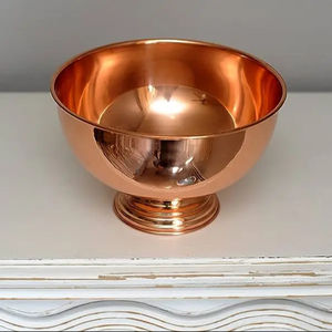 Mini cuenco de cobre de tendencia de lujo para servir en el hogar, Hotel y restaurante, cuenco para servir, forma redonda, Color cobre, suministros para servir - Product Image 1