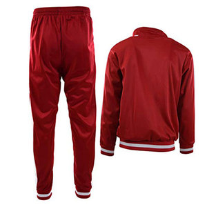 Ensemble de jogging de sport à capuche 100% coton pour homme avec veste de piste d'équipe et pantalon de survêtement - Product Image 2