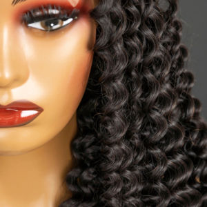 Extensión de cabello humano virgen Remy vietnamita 2025 trama de máquina rizada ondulada profunda suave y suave 100g - Product Image 1