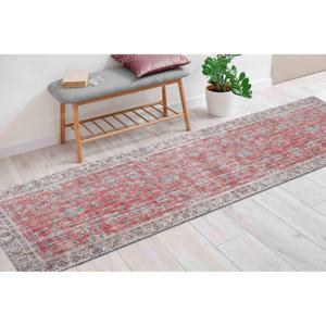Bold Bohemian Printed <b>Rug</b>, Turkish Design, Red, Non Slip, Large,Luxury Velvet <b>Rug</b> - Product Image 5