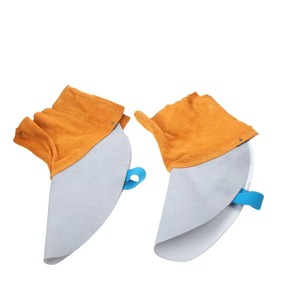 Cuero de vaca Cubiertas de zapatos resistentes al fuego Polainas protectoras Zapatos protectores de soldadura Protección de pies resistente al fuego - Product Image 3